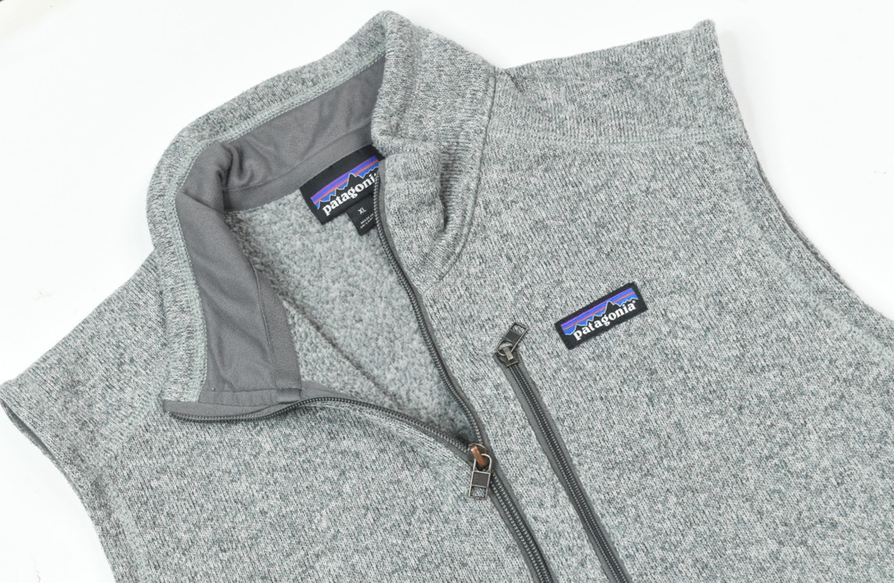 Patagonia Better Sweater Vest Mens XL Gray Full-Zip Sleeveless Fleece